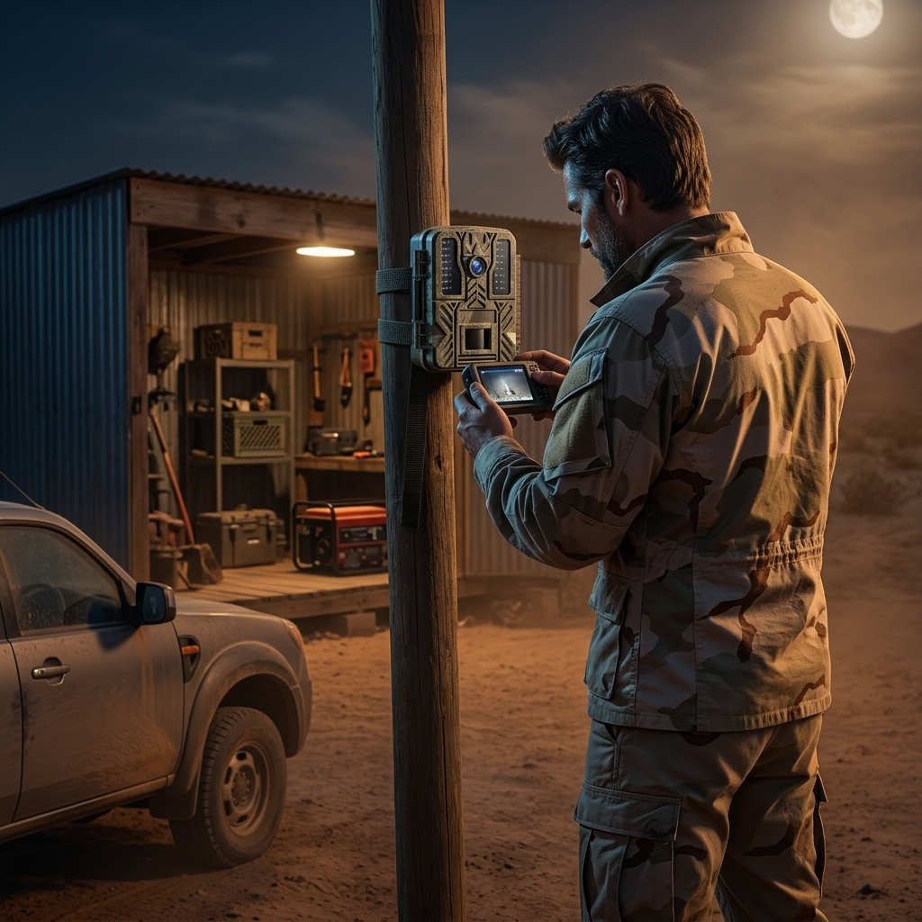 Tracking Activity Around A Remote Shed