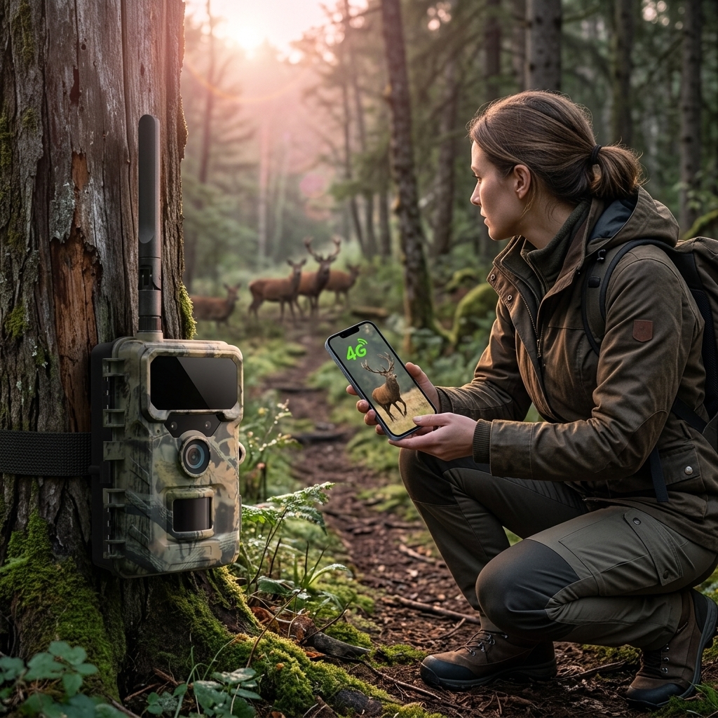 Checking Deer Movement At Dawn