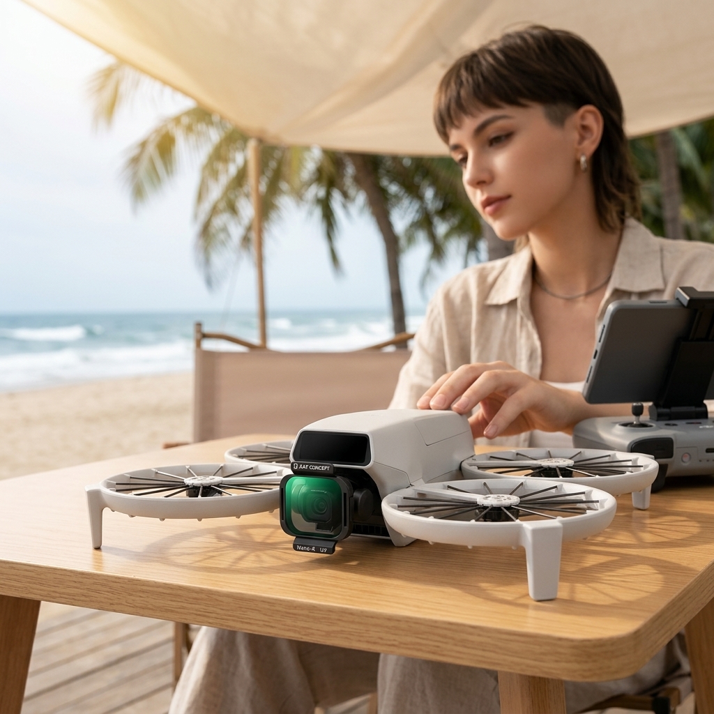Beachside Drone Launch