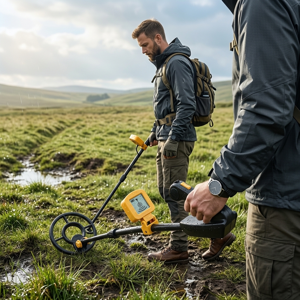 After-Rain Searches On Open Grassland