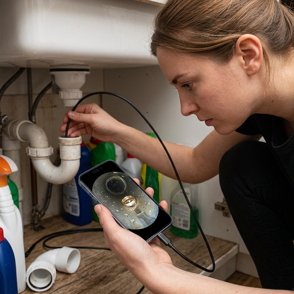 Locating A Ring Under Sink
