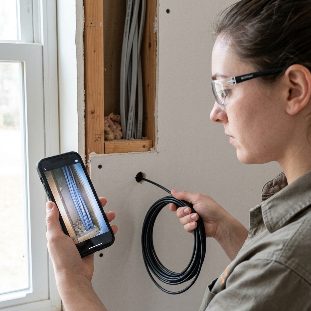 Tracing Cables Behind Drywall