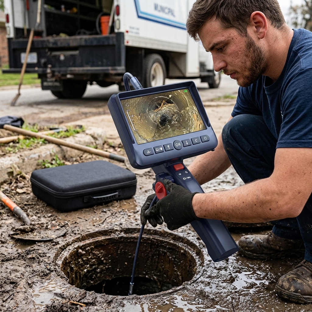 Locating Sewer Line Blockages